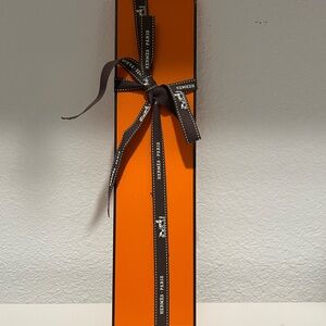 Hermès Orange and Black Apple Watch Box